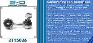 TORNILLO ESTABILIZADOR MITSUBISHI L200 2115026-SYD