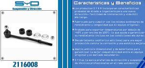 TORNILLO ESTABILIZADOR HONDA PRELUDE 2116008-SYD