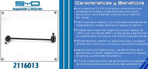 TORNILLO ESTABILIZADOR NISSAN MURANO 2116013-SYD
