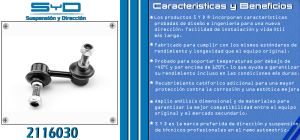 TORNILLO ESTABILIZADOR NISSAN PATHFINDER 2116030-SYD