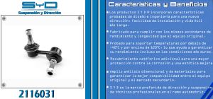 TORNILLO ESTABILIZADOR NISSAN PATHFINDER 2116031-SYD