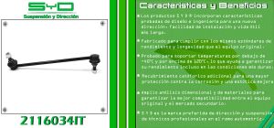 TORNILLO ESTABILIZADOR NISSAN MURANO 2116034IT