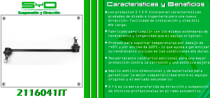 TORNILLO ESTABILIZADOR INFINITI JX35 2116041IT