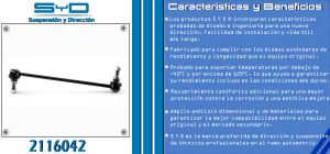 TORNILLO ESTABILIZADOR INFINITI JX35 2116042-SYD