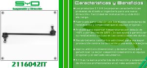 TORNILLO ESTABILIZADOR INFINITI JX35 2116042IT