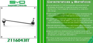 TORNILLO ESTABILIZADOR NISSAN JUKE 2116043IT