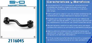 TORNILLO ESTABILIZADOR NISSAN ROGUE 2116045-SYD