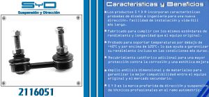 TORNILLO ESTABILIZADOR NISSAN ALTIMA 2116051-SYD