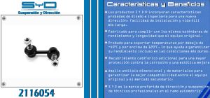 TORNILLO ESTABILIZADOR NISSAN FRONTIER 2116054-SYD