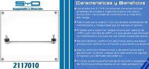 TORNILLO ESTABILIZADOR PEUGEOT 207 2117010-SYD
