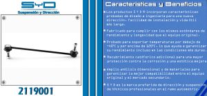 TORNILLO ESTABILIZADOR RENAULT LAGUNA 2119001-SYD