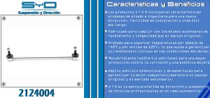 TORNILLO ESTABILIZADOR SUZUKI GRAND VITARA 2124004-SYD