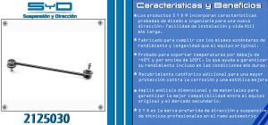 TORNILLO ESTABILIZADOR TOYOTA AVALON 2125030-SYD