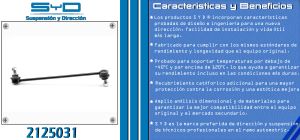 TORNILLO ESTABILIZADOR TOYOTA AVALON 2125031-SYD