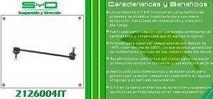 TORNILLO ESTABILIZADOR AUDI A1 2126004IT
