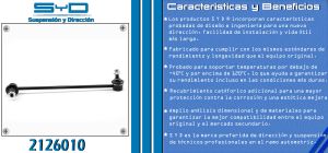 TORNILLO ESTABILIZADOR AUDI A3 2126010-SYD