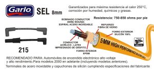 CABLES PARA BUJIA CHEVROLET-GMC-BUICK-CADILLAC ASTRO 215-SEL-GAR