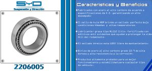 BALERO CHRYSLER-DODGE-HYUNDAI SHADOW 2206005-SYD