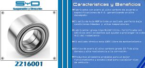 BALERO DOBLE MITSUBISHI LANCER 2216001-SYD