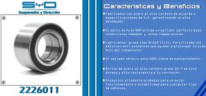 BALERO DOBLE VOLKSWAGEN VENTO 2226011-SYD