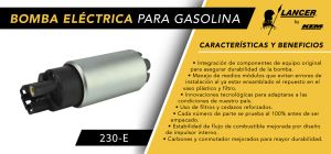 BOMBA DE GASOLINA ACURA CL 230-E
