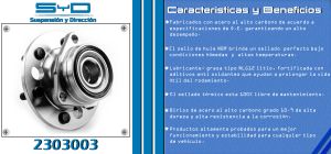 MAZA PARA RUEDA CHEVROLET-GMC-BUICK-CADILLAC BLAZER 2303003-SYD