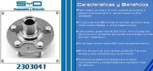 MAZA PARA RUEDA CHEVROLET-GMC-BUICK-CADILLAC SONIC 2303041-SYD