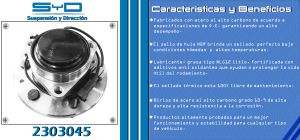 MAZA PARA RUEDA CHEVROLET-GMC-BUICK-CADILLAC CADILLAC ESCALADE 2303045-SYD