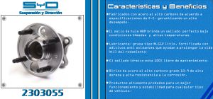 MAZA PARA RUEDA 2303055-SYD