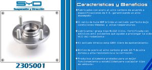 MAZA PARA RUEDA HYUNDAI (AMERICANOS) ACCENT 2305001-SYD