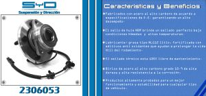 MAZA PARA RUEDA CHRYSLER-DODGE-HYUNDAI RAM 1500 PICK-UP 2306053-SYD