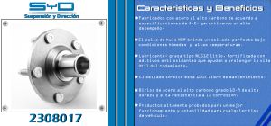 MAZA PARA RUEDA FORD-LINCOLN-MERCURY ESCAPE 2308017-SYD