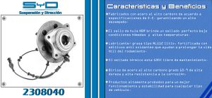 MAZA PARA RUEDA   2308040-SYD