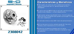 MAZA PARA RUEDA FORD-LINCOLN-MERCURY TRANSIT 2308042-SYD