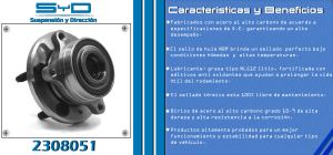 MAZA PARA RUEDA FORD-LINCOLN-MERCURY EDGE 2308051-SYD