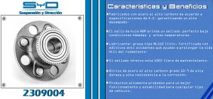 MAZA PARA RUEDA ACURA EL 2309004-SYD