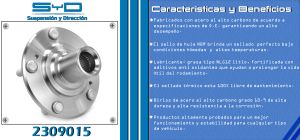 MAZA PARA RUEDA HONDA CIVIC 2309015-SYD