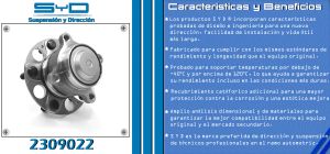 MAZA PARA RUEDA HONDA ACCORD 2309022-SYD