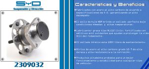 MAZA PARA RUEDA HONDA HR-V 2309032-SYD