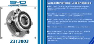 MAZA PARA RUEDA MAZDA MAZDA 6 2313003-SYD