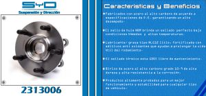 MAZA PARA RUEDA   2313006-SYD