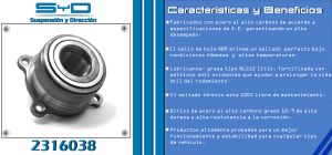 MAZA PARA RUEDA NISSAN XTERRA 2316038-SYD