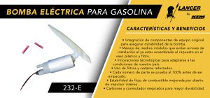 BOMBA DE GASOLINA ACURA INTEGRA 232-E