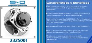 MAZA PARA RUEDA TOYOTA CELICA 2325001-SYD