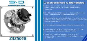 MAZA PARA RUEDA TOYOTA YARIS 2325018-SYD