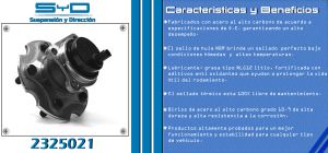 MAZA PARA RUEDA TOYOTA RAV4 2325021-SYD