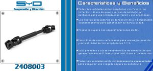 NUDO DE DIRECCION FORD-LINCOLN-MERCURY FIESTA 2408003-SYD