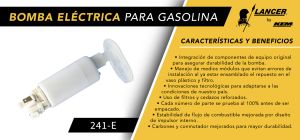 BOMBA DE GASOLINA CHEVROLET-GMC-BUICK-CADILLAC CHEVY 241-E