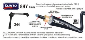 CABLES PARA BUJIA NISSAN LUCINO GSE 244-8HY-GAR