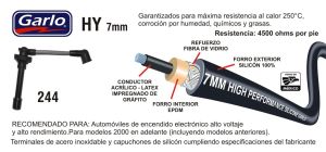 CABLES PARA BUJIA NISSAN LUCINO GSE 244-HY-GAR